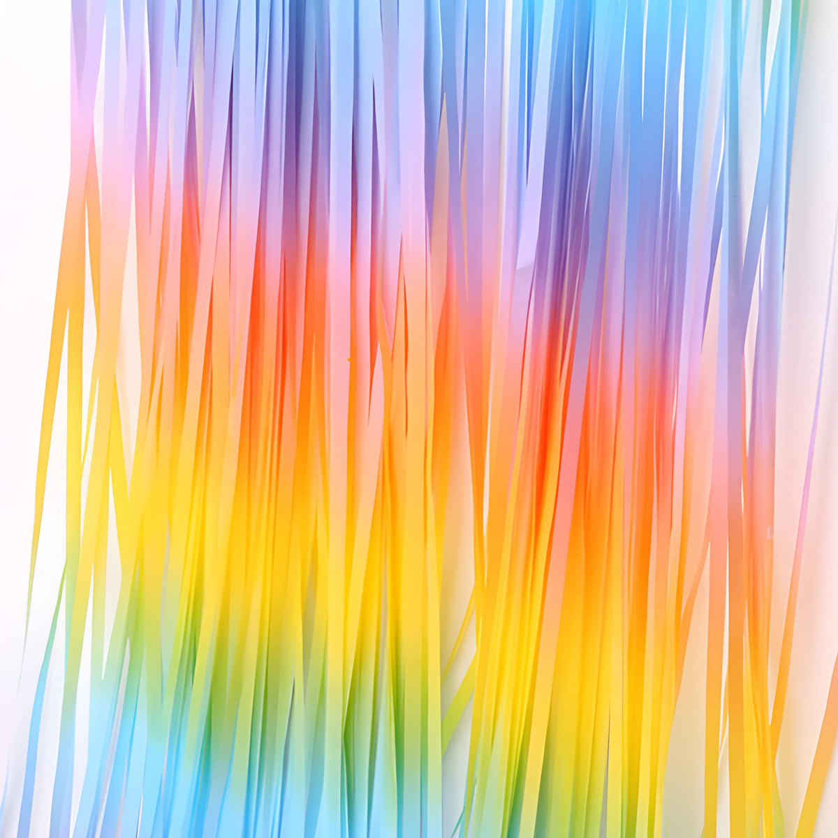 2-Pack Foil Fringe Backdrop Curtains for Party Events