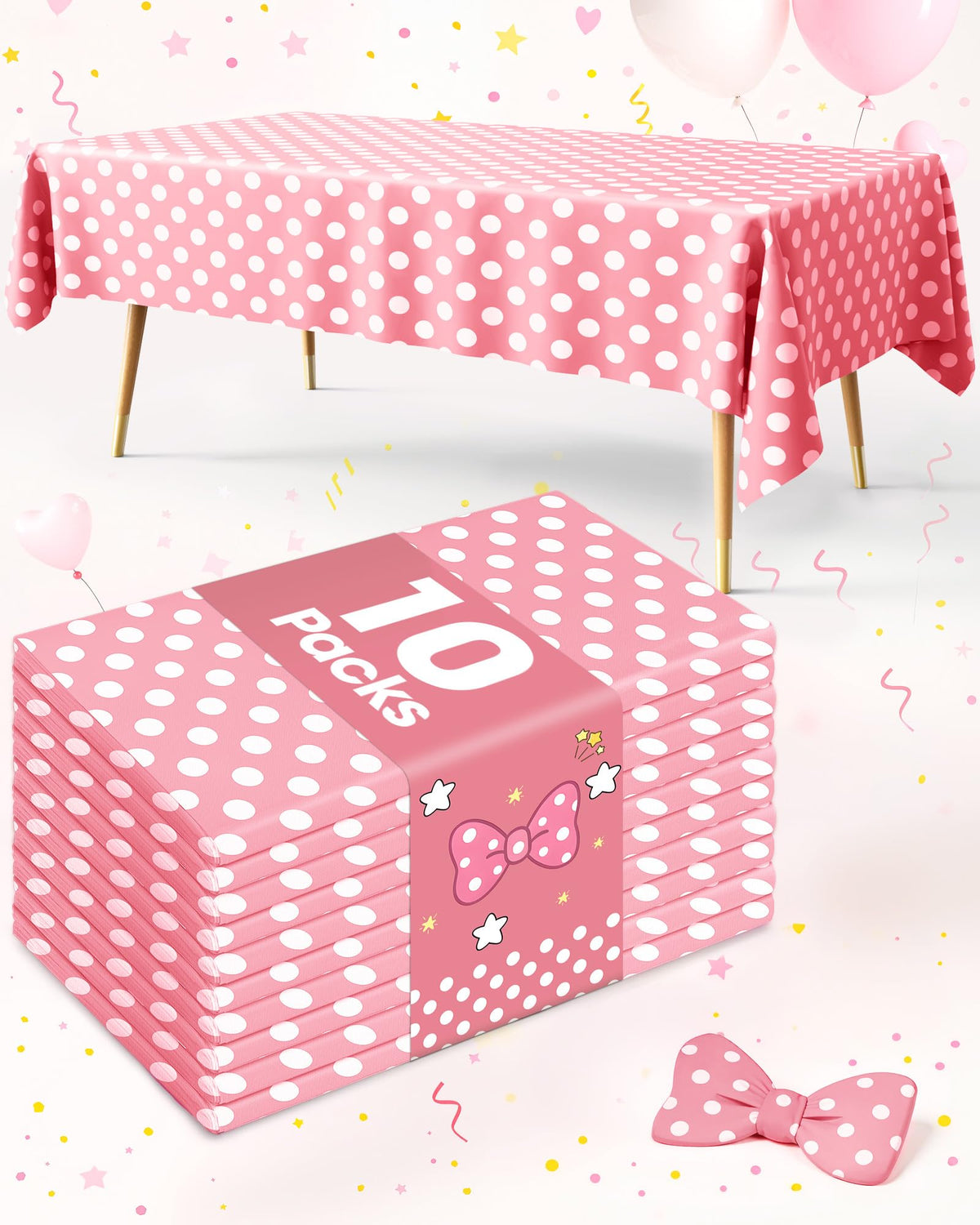 Disposable Plastic Tablecloth for Parties & Events