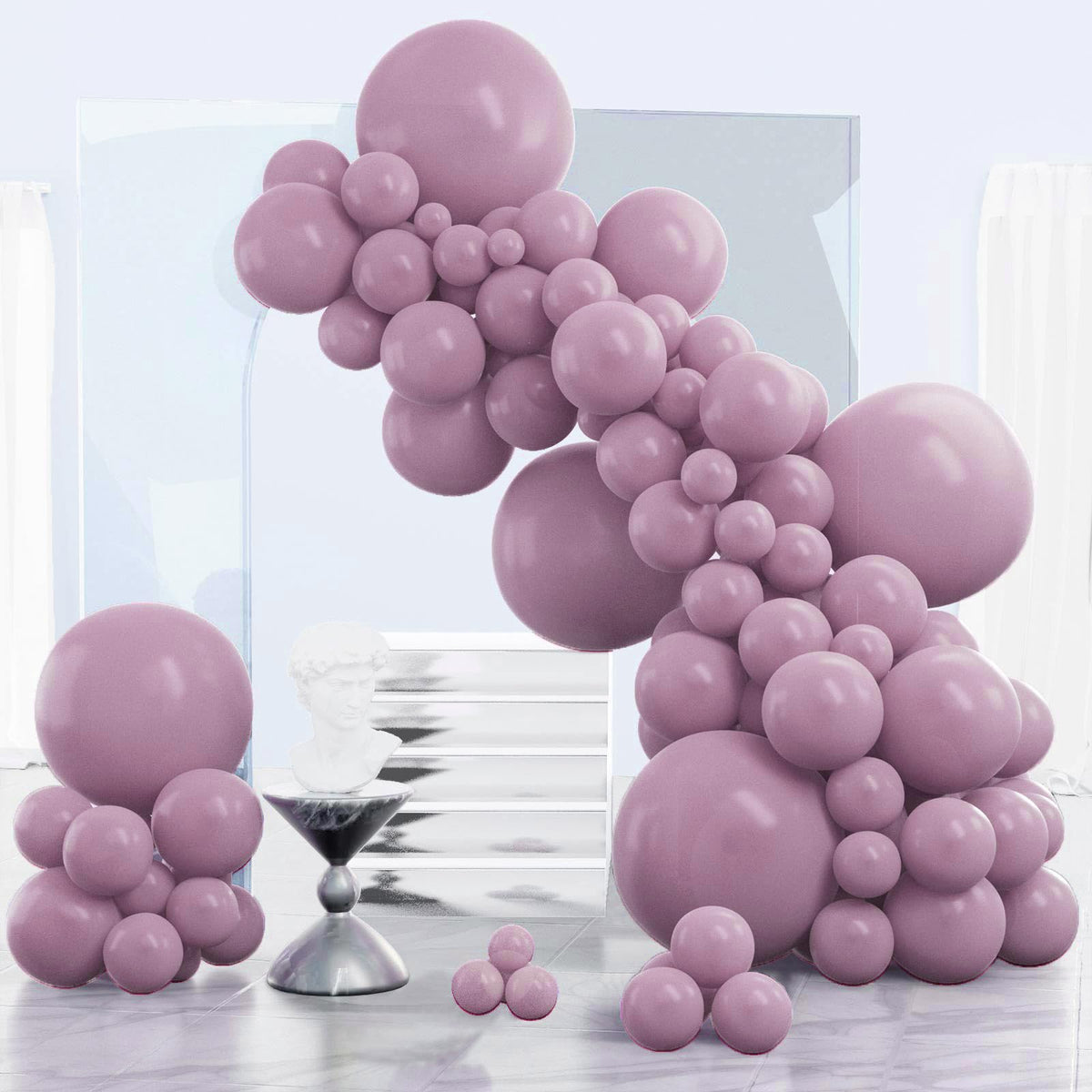 140-Piece Mixed-Size Balloon Pack for Party Decorations