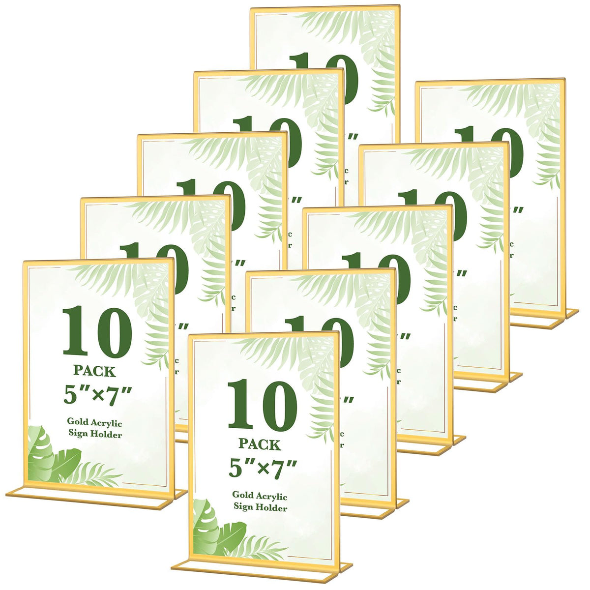 Clear Acrylic Sign Holders for Weddings & Event Tables
