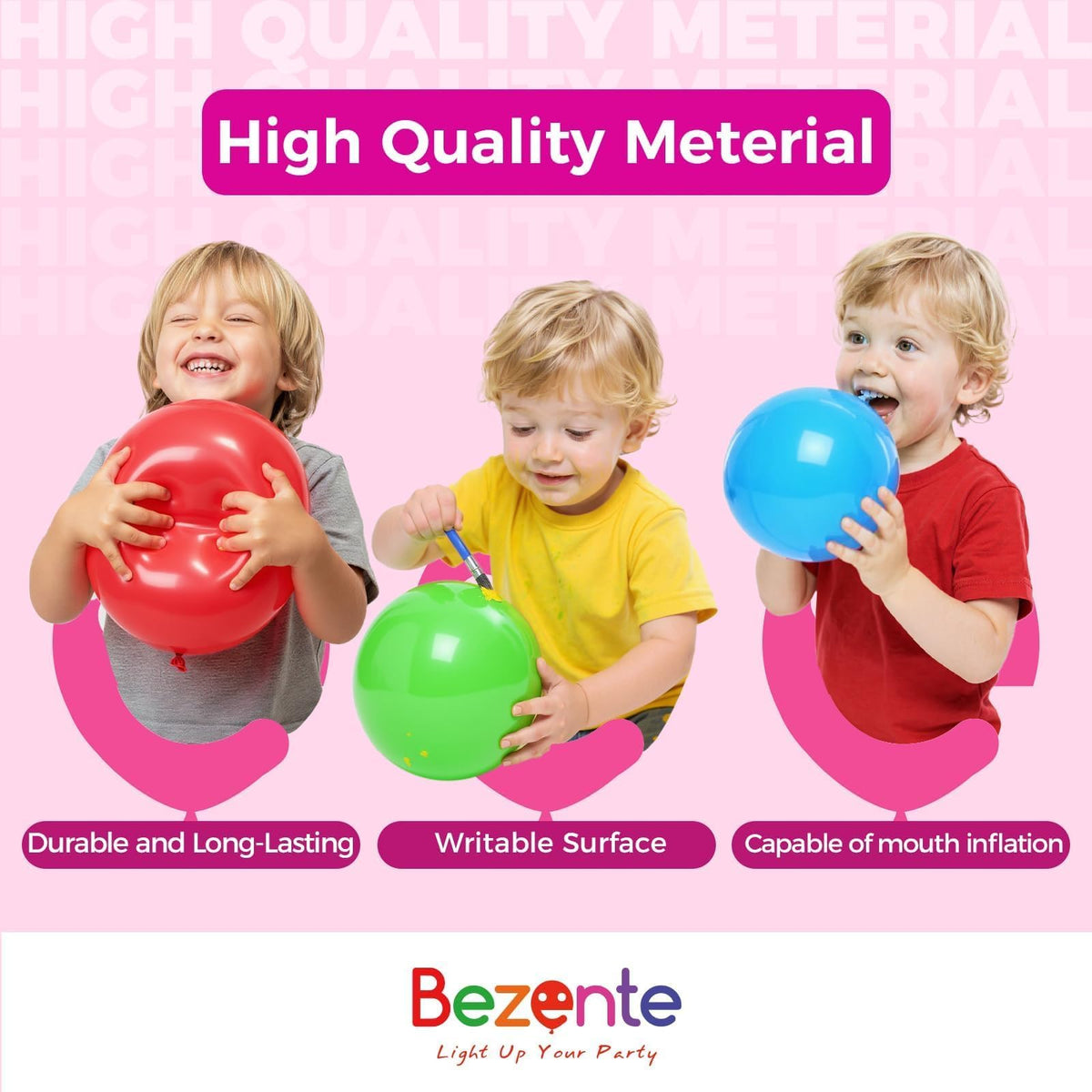 Assorted Latex Balloons for Parties & Event Decorations