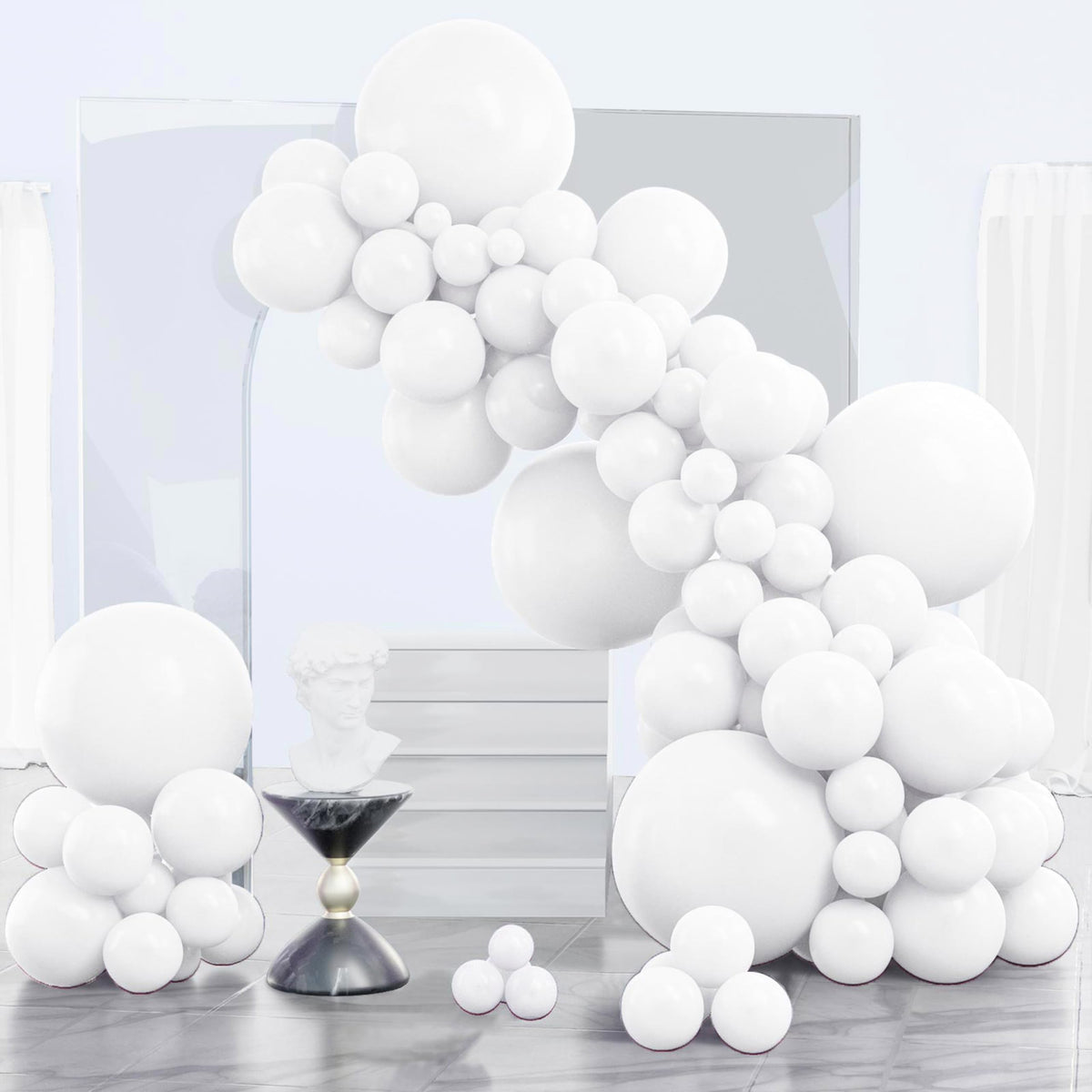 140-Piece Mixed-Size Balloon Pack for Party Decorations