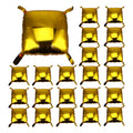 50-Piece Double-Sided Link Foil Balloons for Party Decor