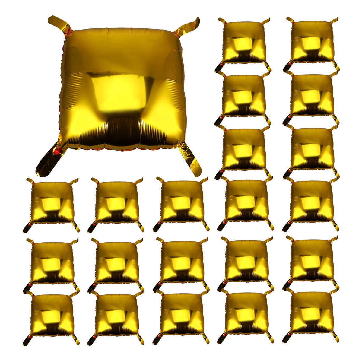 50-Piece Double-Sided Link Foil Balloons for Party Decor