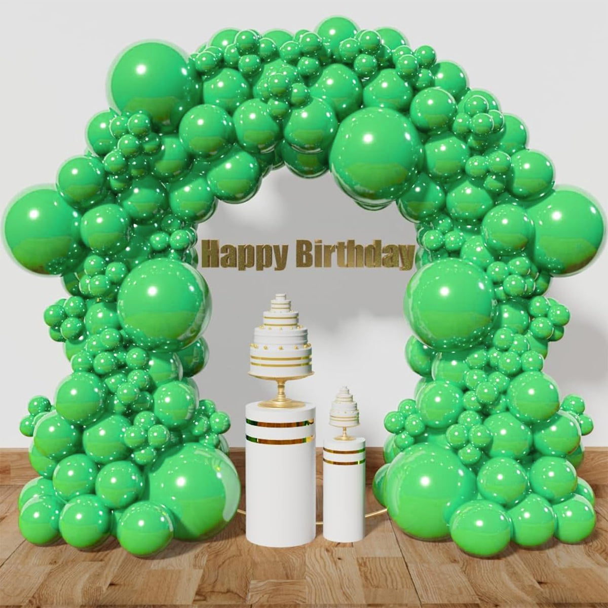 111-Piece Rainbow Balloon Arch & Garland Kit for Parties