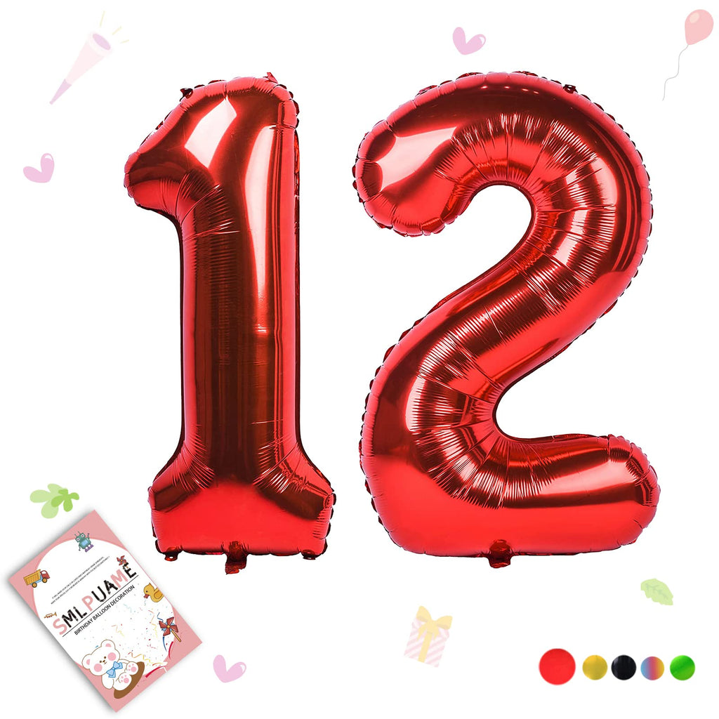40-Inch Jumbo Foil Number Balloon for Birthday Parties