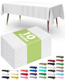 Disposable Plastic Tablecloth for Parties & Events