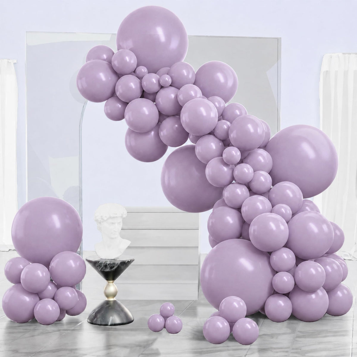 140-Piece Mixed-Size Balloon Pack for Party Decorations
