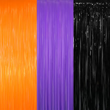 Metallic Tinsel Fringe Backdrop Curtain for Party Events