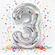 40-Inch Jumbo Foil Number Balloon for Birthday Parties