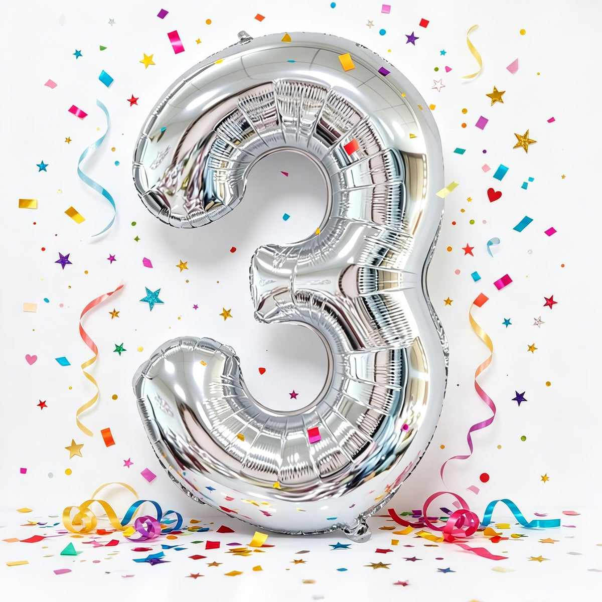 40-Inch Jumbo Foil Number Balloon for Birthday Parties