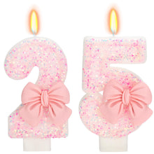 Bow-Shaped Birthday Candle for Cakes & Party Decor