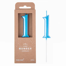 Large Elegant Number Candle for Birthday Cake Celebrations