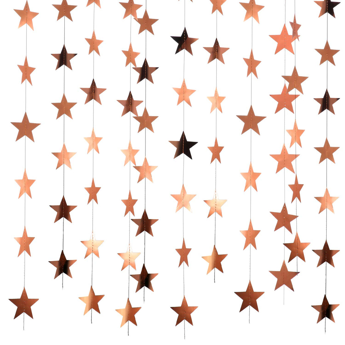130-Foot Star Garland Banner for Parties & Event Decor