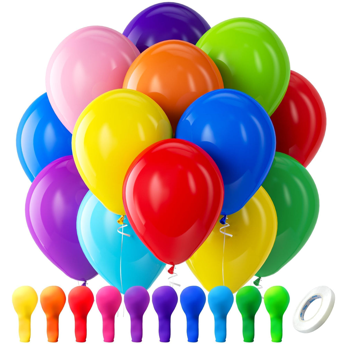 Assorted Latex Balloons for Parties & Event Decorations