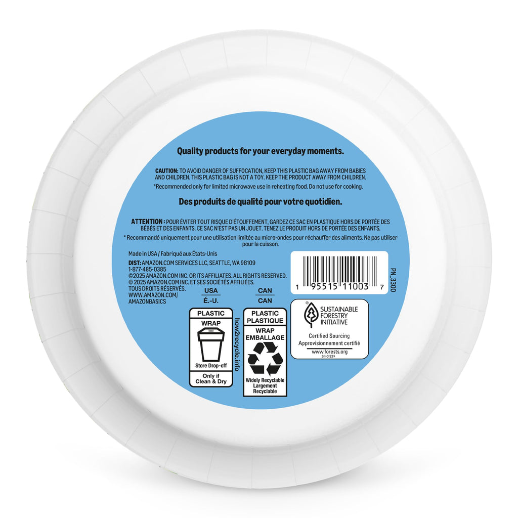 Amazon Basics Ultra Paper Bowls, 20 Oz, Disposable