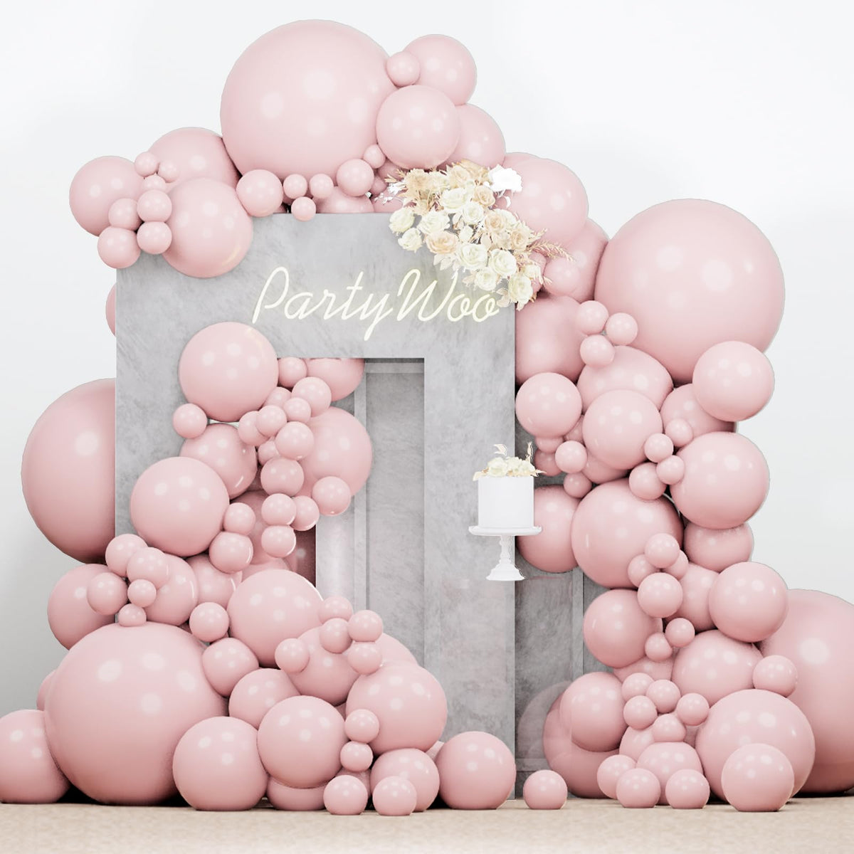 140-Piece Mixed-Size Balloon Pack for Party Decorations