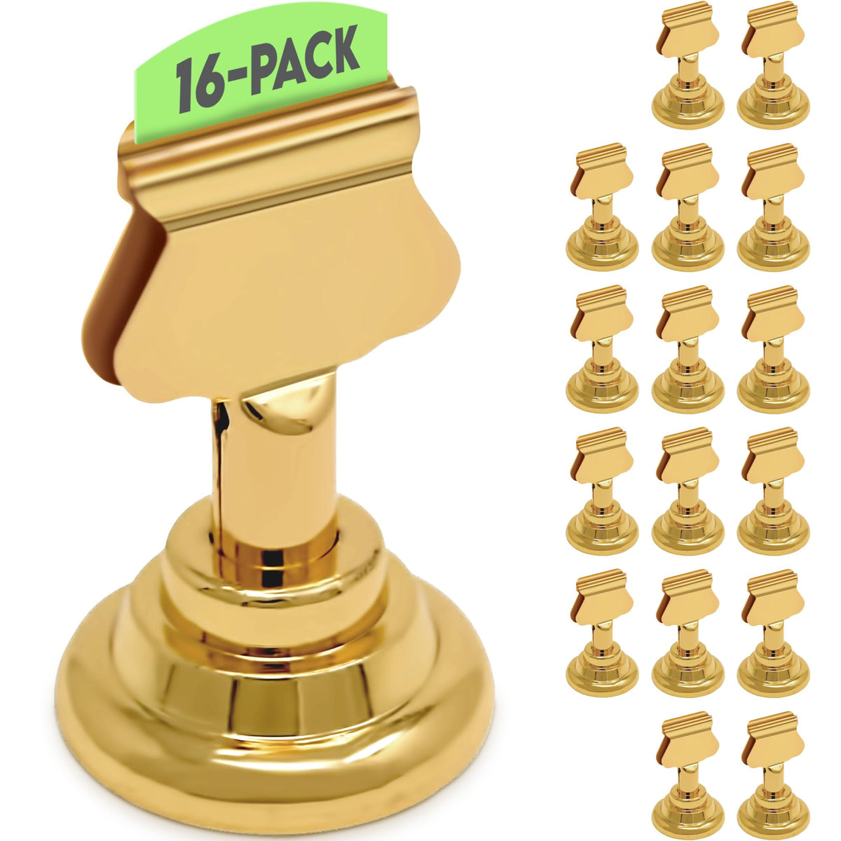 Gold Table Number Holder Stands for Weddings & Events