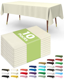 Disposable Plastic Tablecloth for Parties & Events
