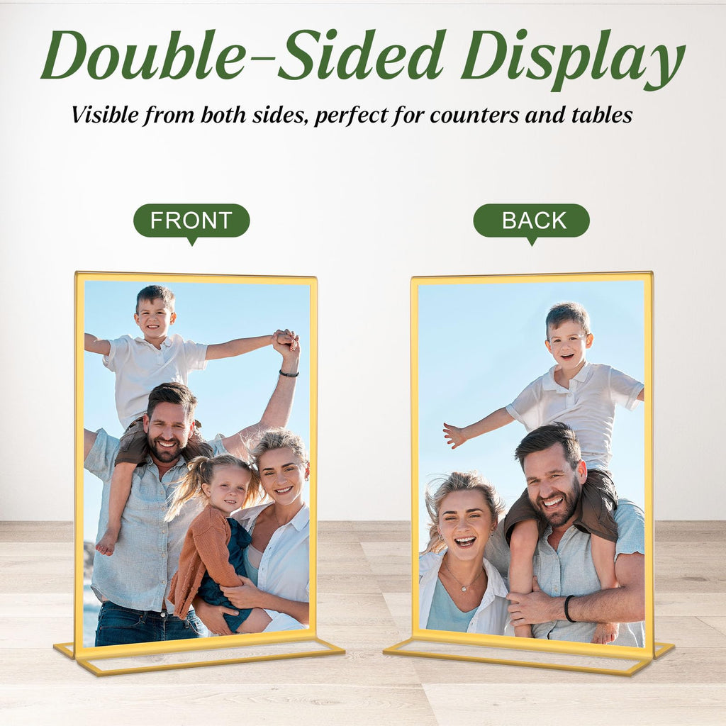 Clear Acrylic Sign Holders for Weddings & Event Tables