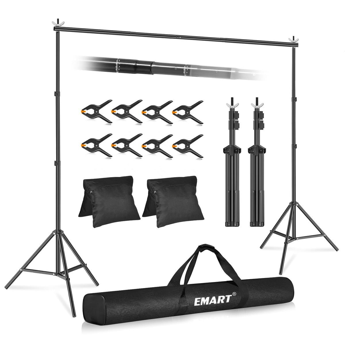 Adjustable Backdrop Stand for Parties & Photo Shoots