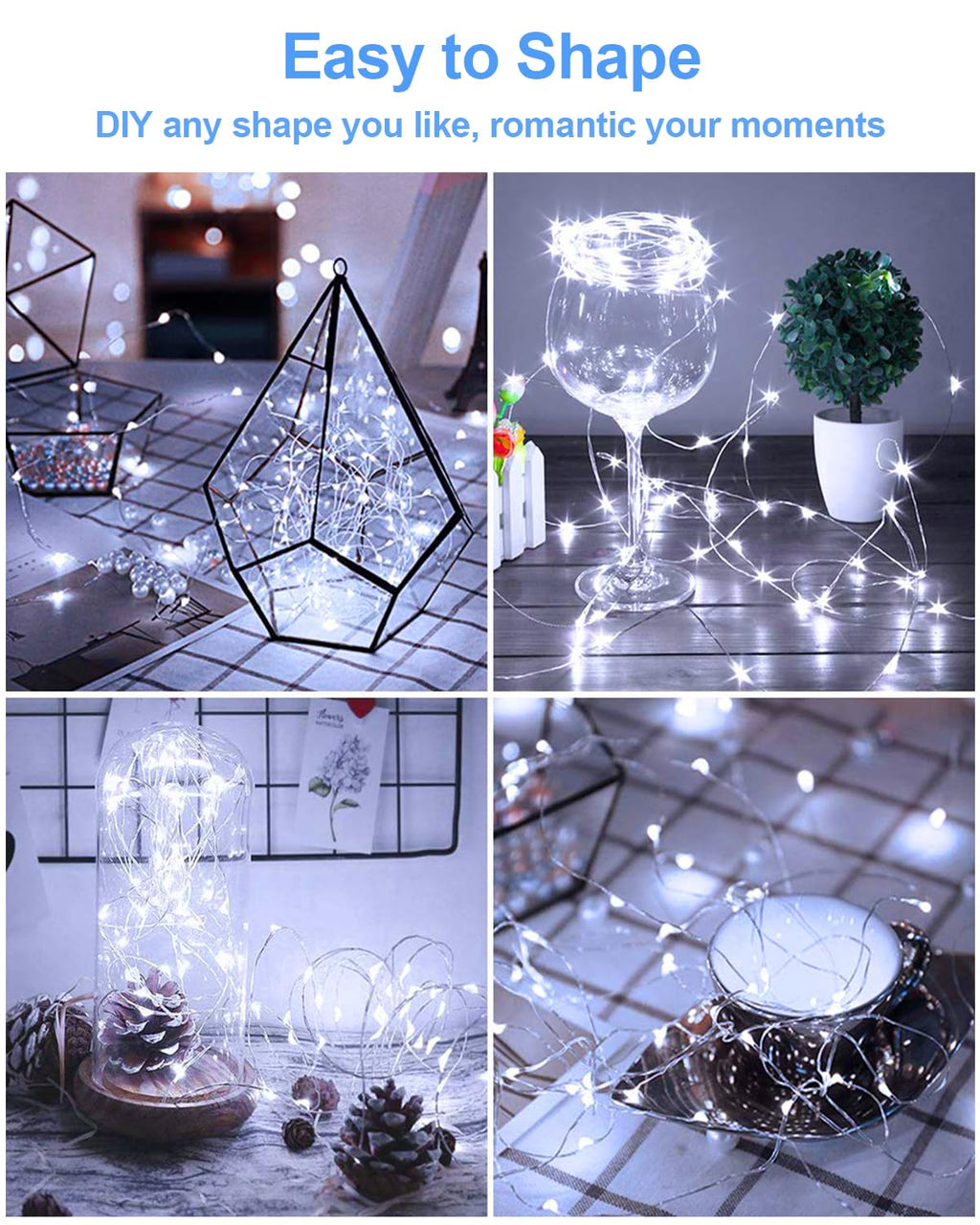 20-Pack Battery-Operated Mini Fairy String Lights for Events