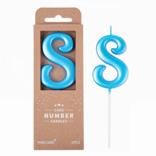 Large Elegant Number Candle for Birthday Cake Celebrations