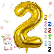 40-Inch Jumbo Foil Number Balloon for Birthday Parties