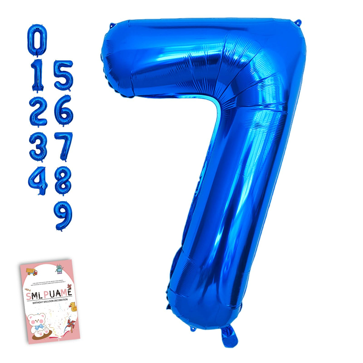 40-Inch Jumbo Foil Number Balloon for Birthday Parties