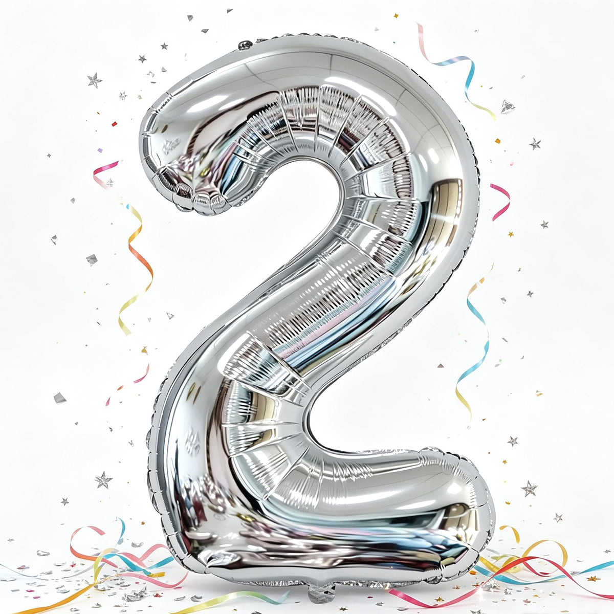 40-Inch Jumbo Foil Number Balloon for Birthday Parties