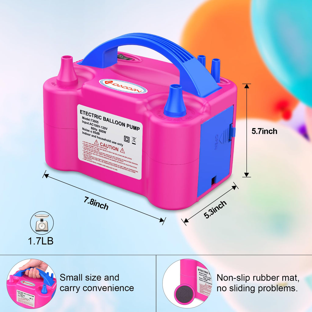 Portable Electric Balloon Pump for Party Decorations