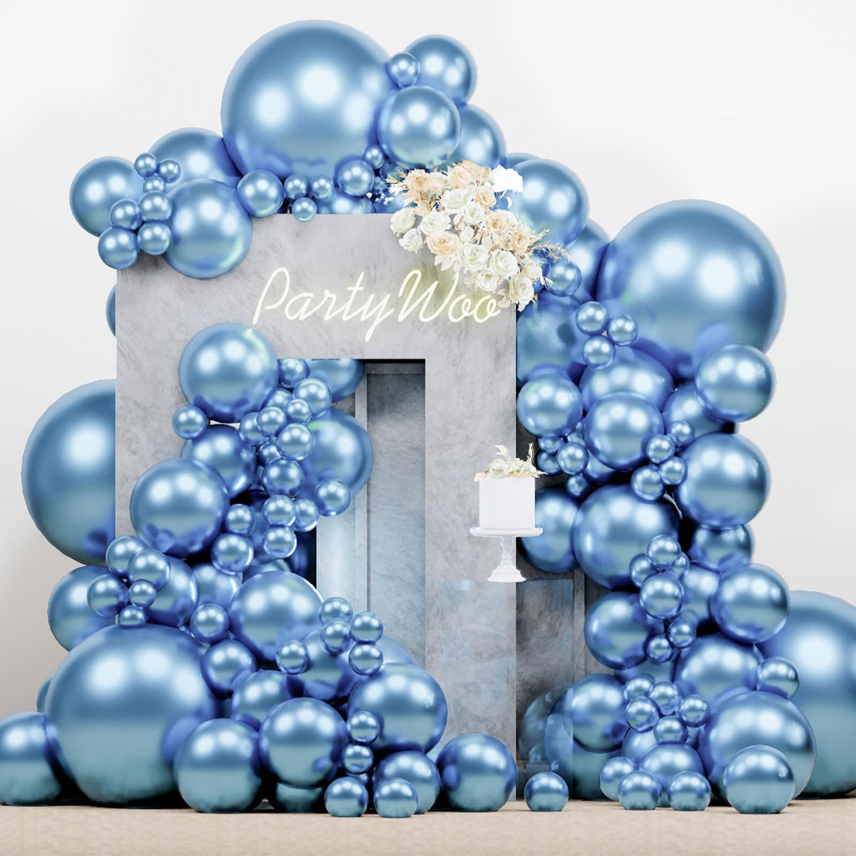 140-Piece Mixed-Size Balloon Pack for Party Decorations