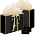 2-Piece Medium Gift Bag Set with Tissue Paper & Cards