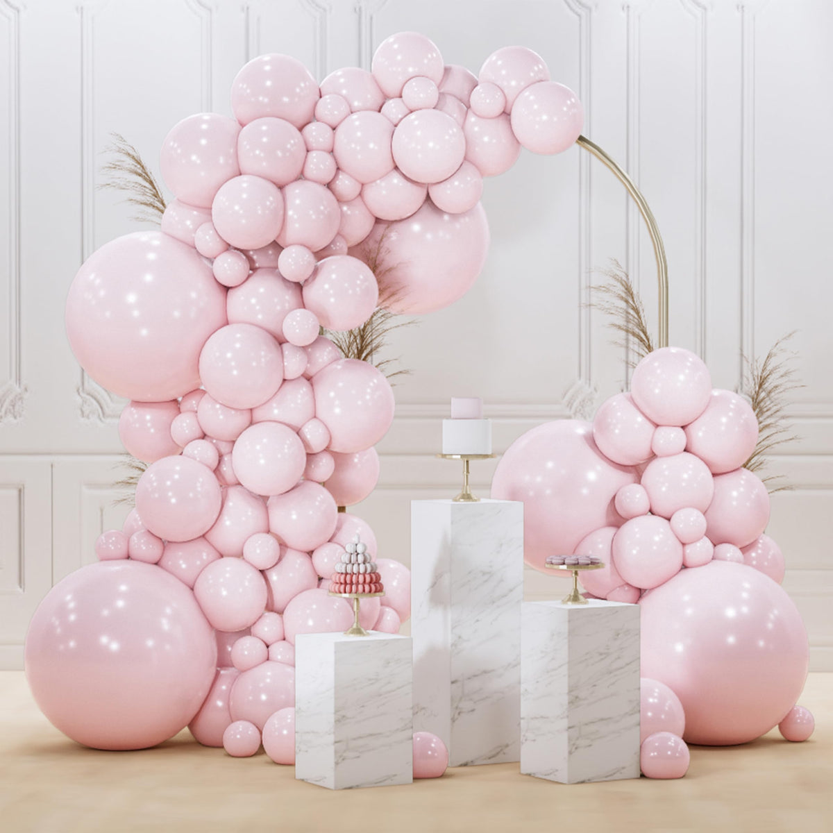 140-Piece Mixed-Size Balloon Pack for Party Decorations