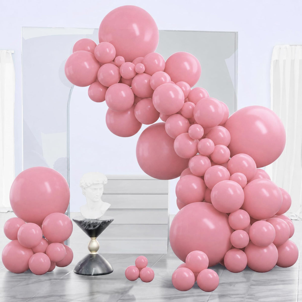 140-Piece Mixed-Size Balloon Pack for Party Decorations