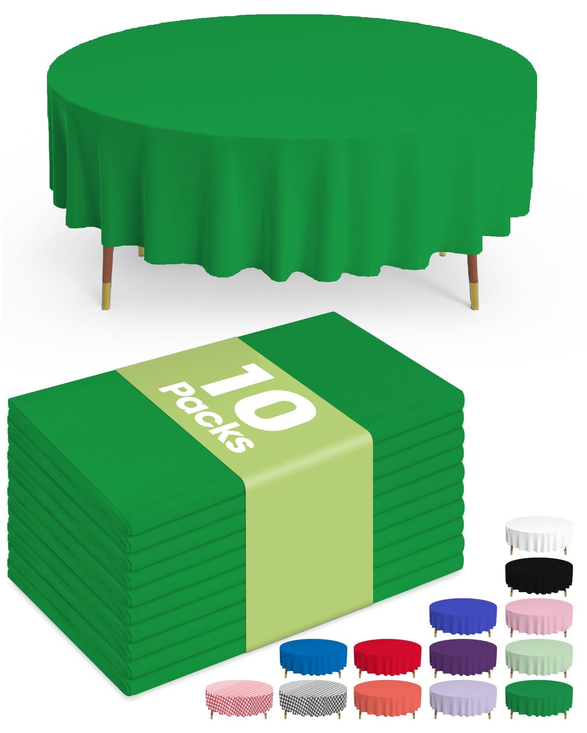 Disposable Plastic Tablecloth for Parties & Events