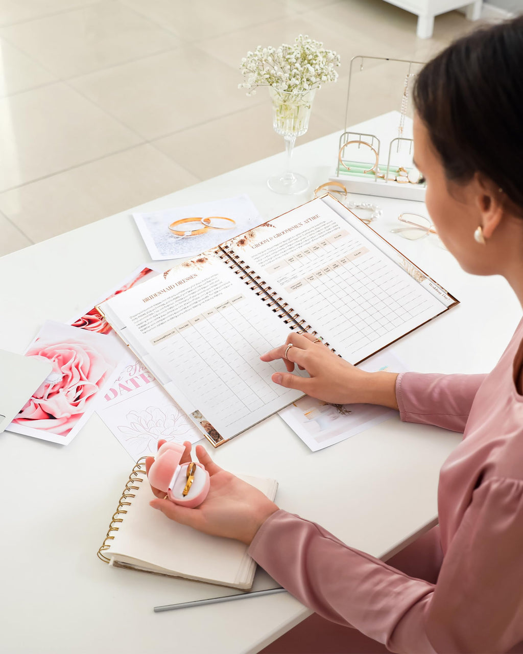 Boho Wedding Planner Book & Countdown Organizer