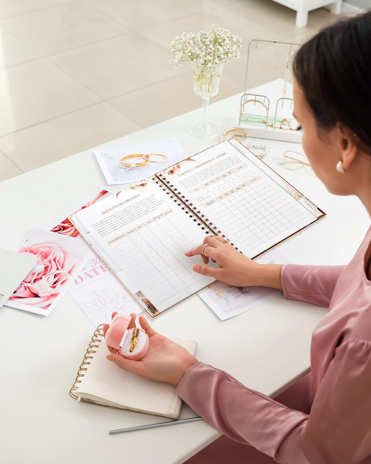 Boho Wedding Planner Book & Countdown Organizer