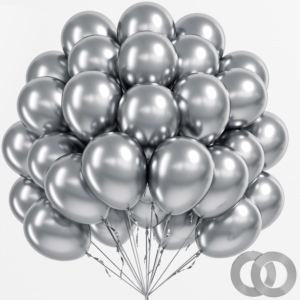100-Pack 12-Inch Latex Balloons for Parties & Events