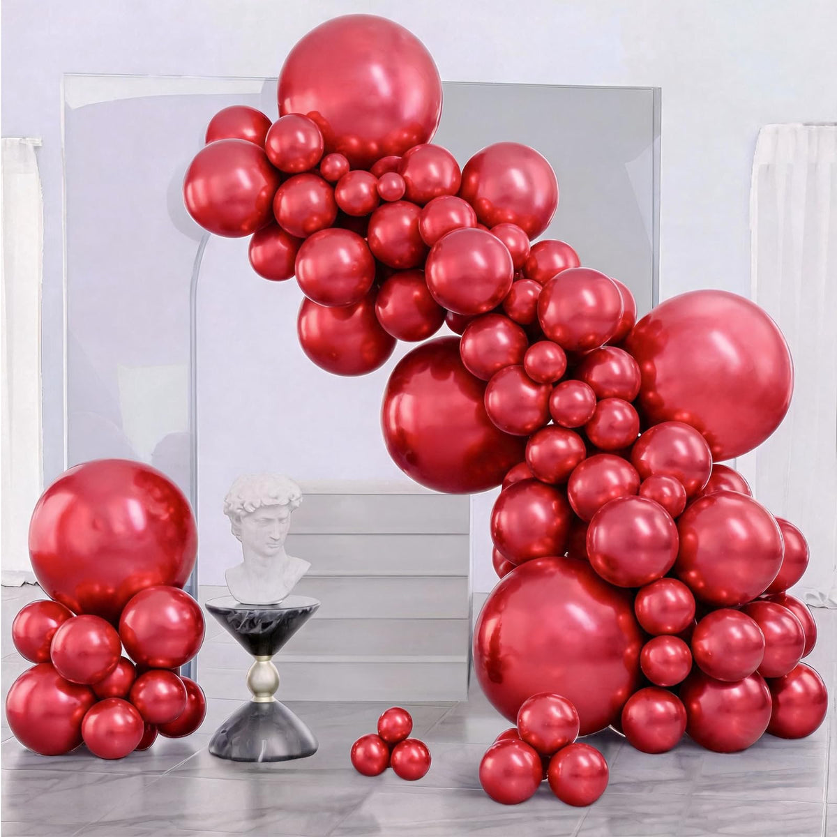 140-Piece Mixed-Size Balloon Pack for Party Decorations