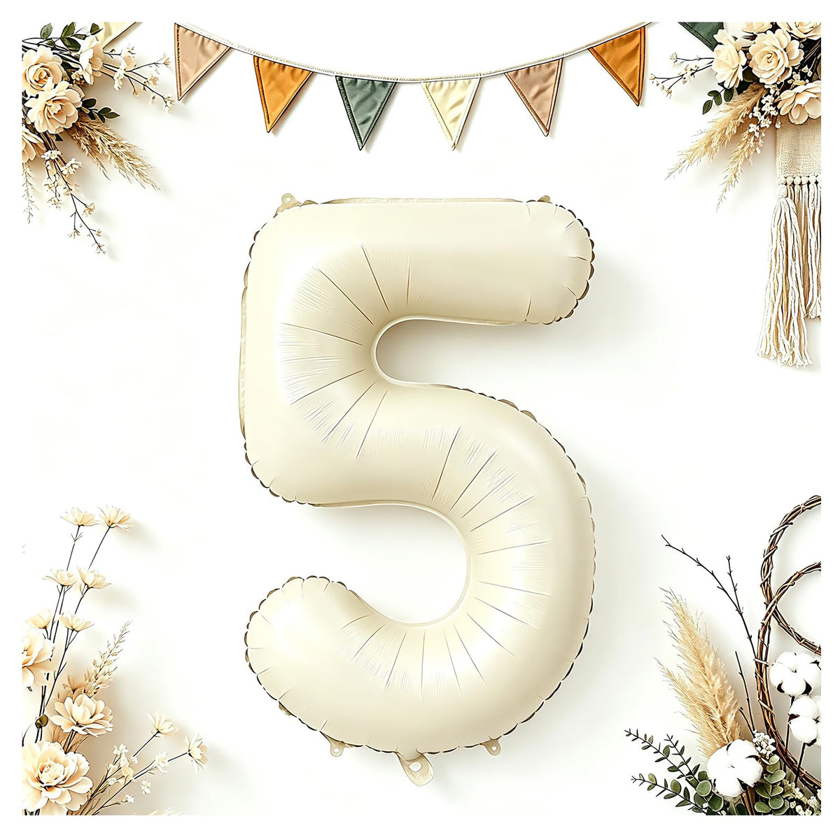 40-Inch Jumbo Foil Number Balloon for Birthday Parties