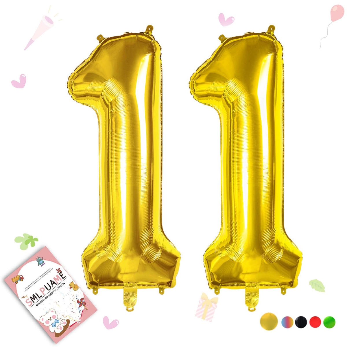 40-Inch Jumbo Foil Number Balloon for Birthday Parties