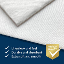 Linen-Feel Pre-Folded Napkins with Flatware Pockets