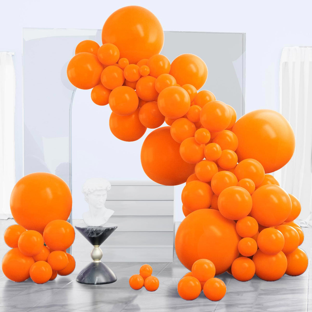 140-Piece Mixed-Size Balloon Pack for Party Decorations