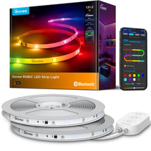 Smart RGBIC LED Strip Lights with Bluetooth Control