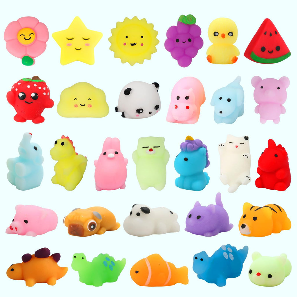 Kawaii Mini Animal Squishy Toys for Kids Party Favors