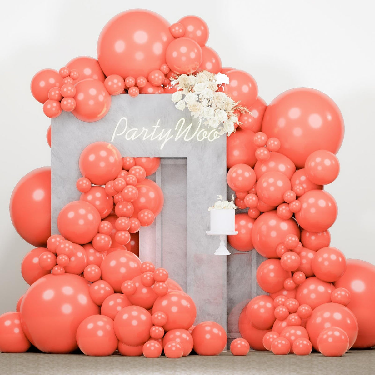 140-Piece Mixed-Size Balloon Pack for Party Decorations