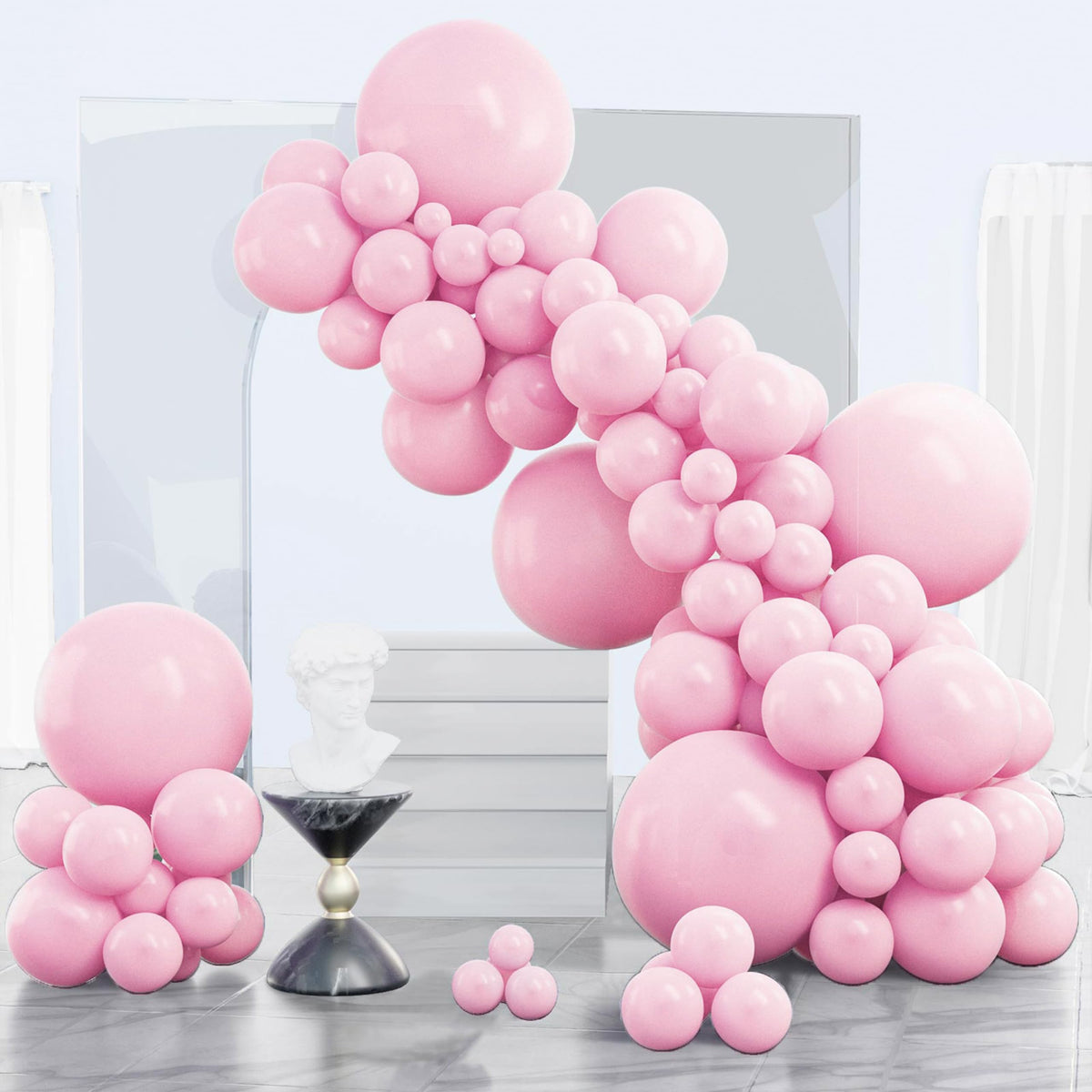 140-Piece Mixed-Size Balloon Pack for Party Decorations