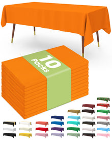 Disposable Plastic Tablecloth for Parties & Events