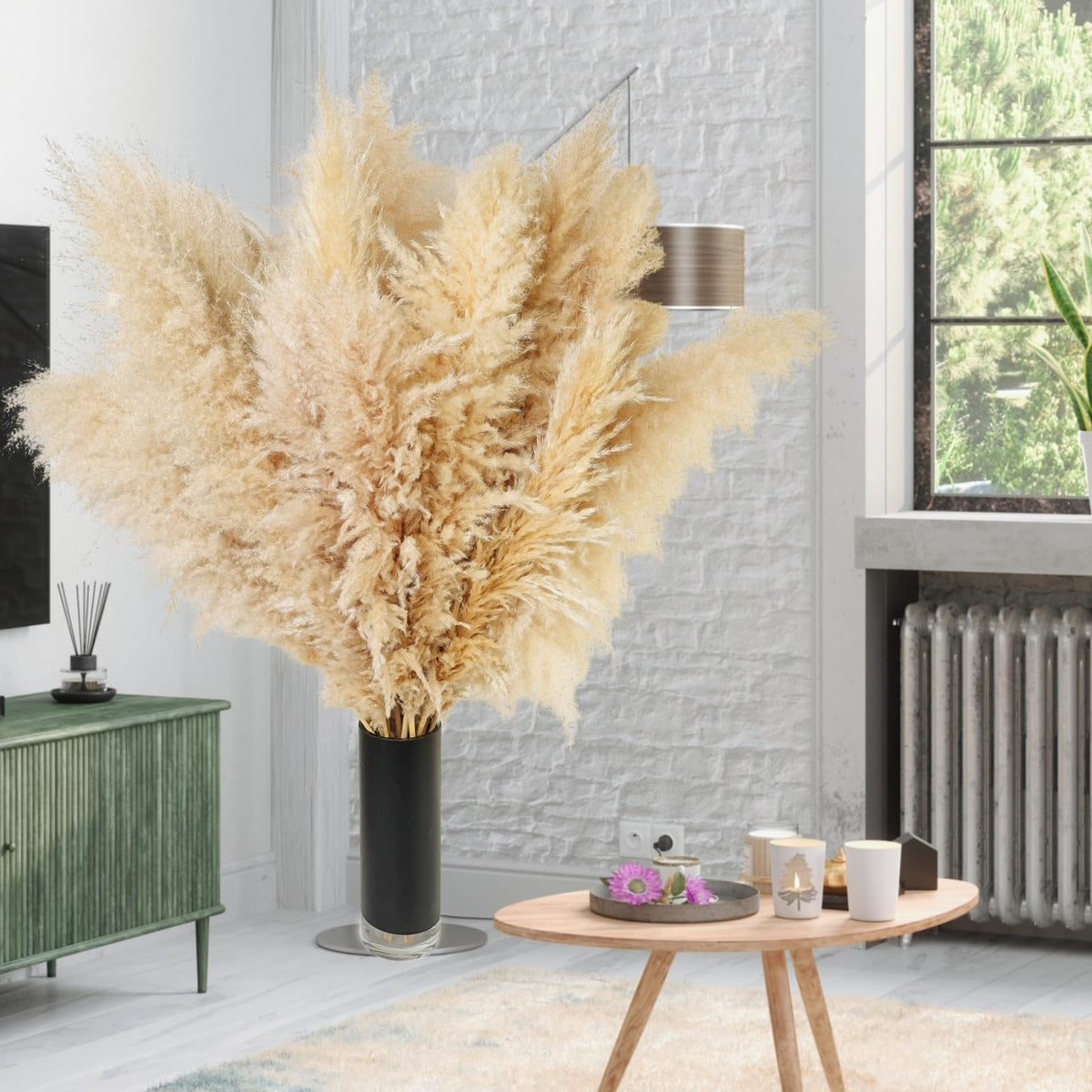 Natural Pampas Grass Bouquet for Wedding & Party Decor